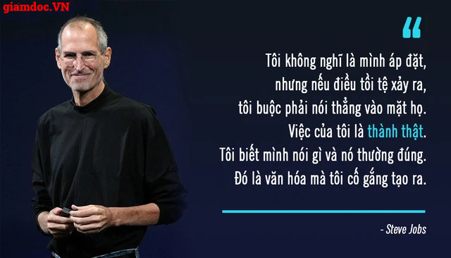 Steve Jobs thành thật một cách tàn nhẫn 